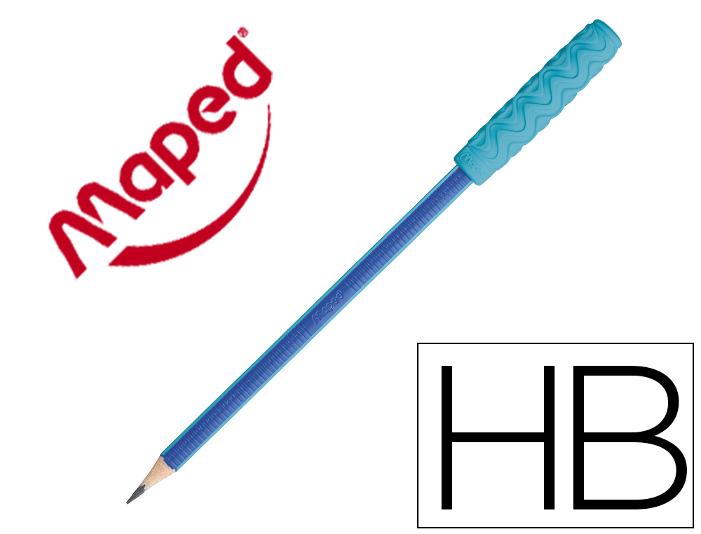 LAPIS DE GRAFITE MAPED HB BORRACHA + MASTIGVEL LAPIS TOPPER