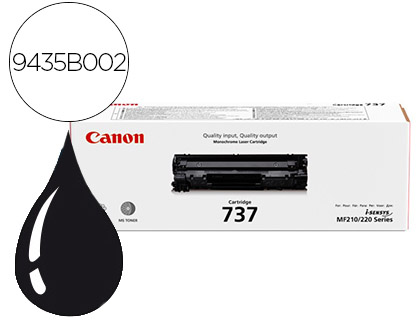 TONER CANON 737 PRETO LBP151DW / MF 211 / MF212W / MF216N / MF217W COR 2400 PAG