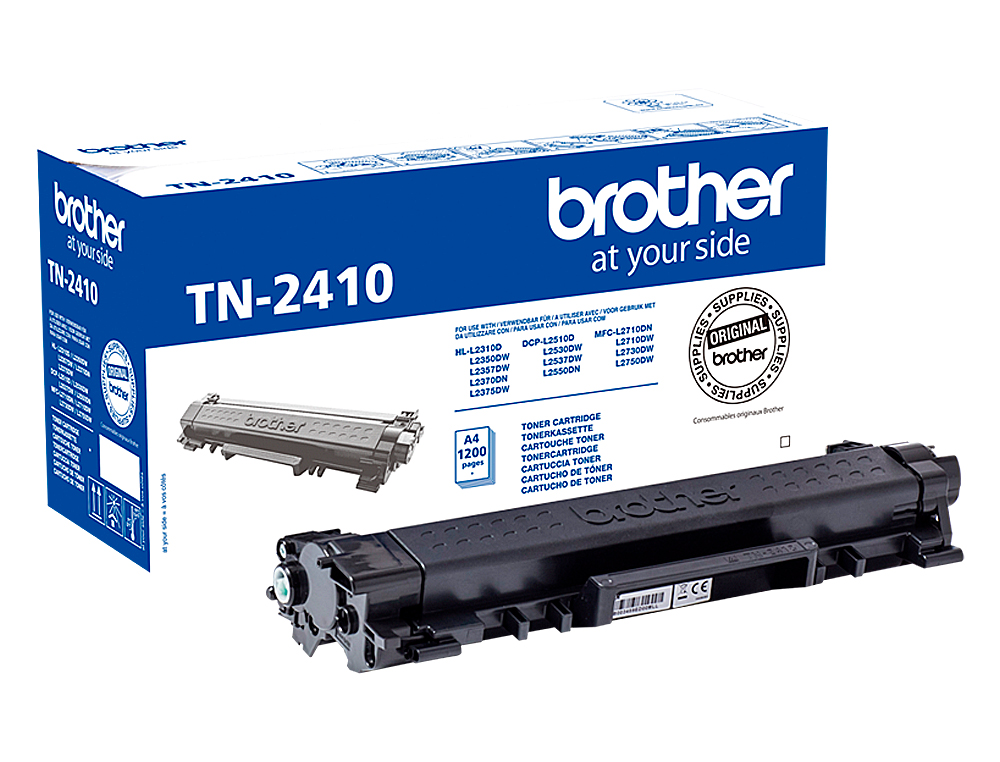TONER BROTHER TN-2410 PARA DCP-L2510 / 2530 / 2550 / HL-L2375 PRETO 1200 PAG