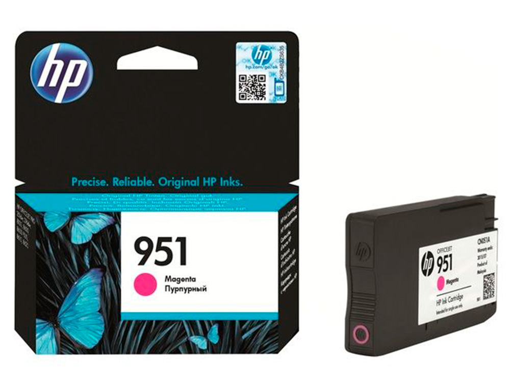 TINTEIRO HP INJECAO MAGENTA N 951/APROX. 700 PAGINAS/A7F64A/1000 PAGINAS