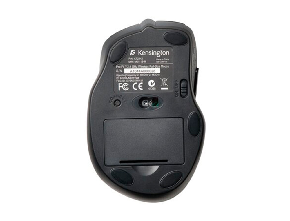 RATO KENSINGTON OPTICO PRO FIT SEM FIOS USB 2,4 GHZ PRETO