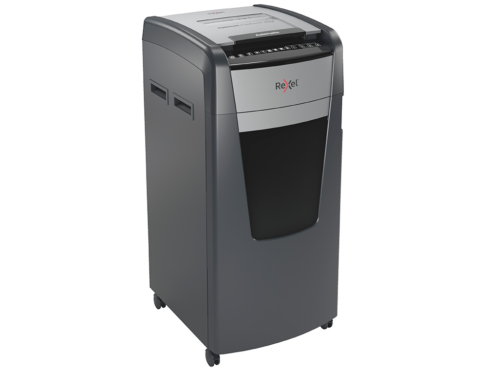 DESTRUIDORA DE DOCUMENTOS REXEL OPTIMUM AUTO+ 600X EU CAPACIDADE 600 FOLHAS PARTICULAS DESTROI AGRAFES CLIPS E CARTOES