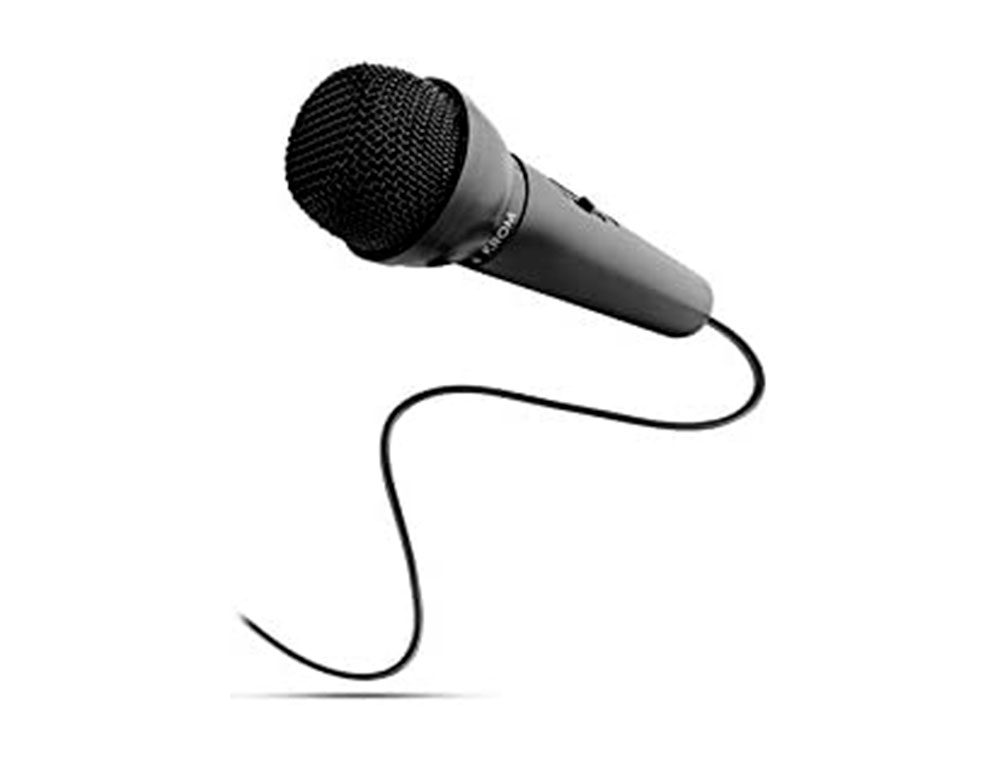 MICROFONE KROM KYP MINI GAMING COM BASE AJUSTAVEL CONECTOR JACK 3,5 MM