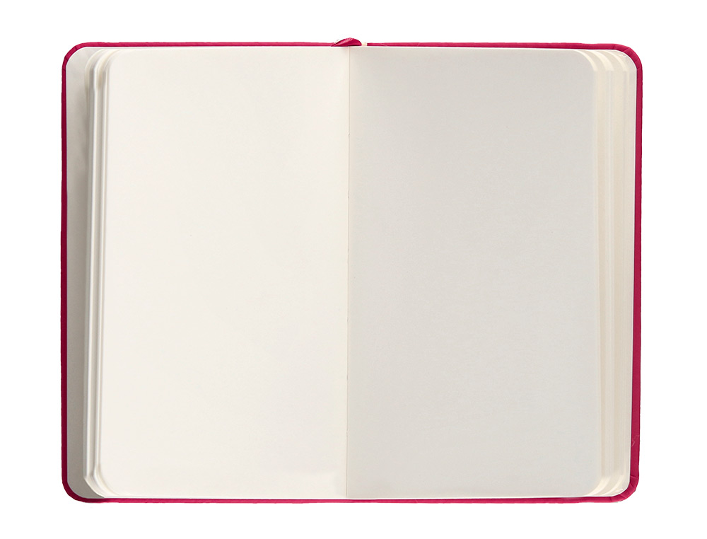 CADERNO COM ELASTICO ANTARTIK NOTES CAPA DURA A6 LISO FUCSIA 100 FOLHAS 80 GR FSC