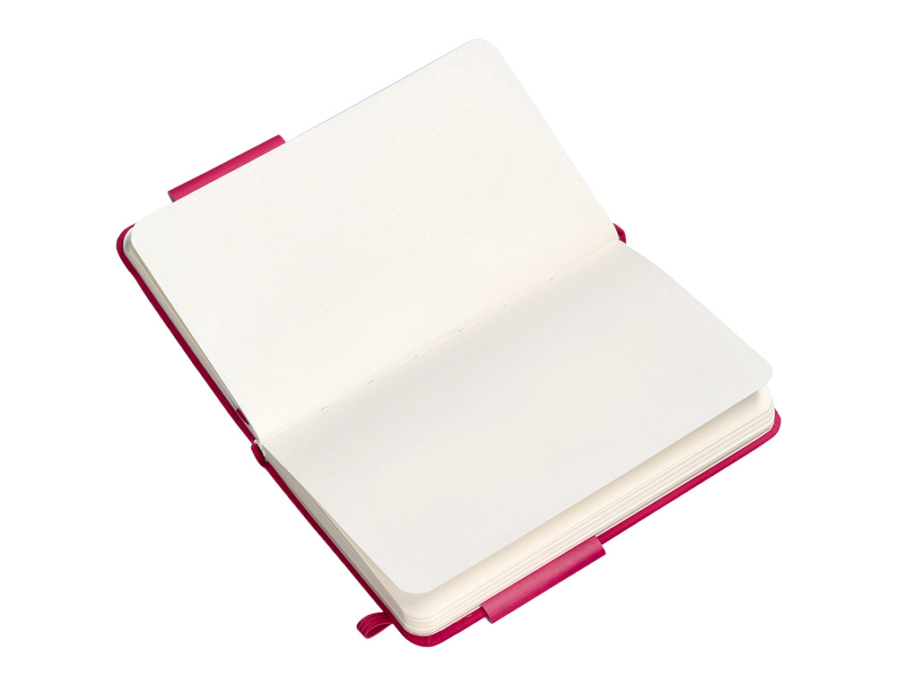 CADERNO COM ELASTICO ANTARTIK NOTES CAPA DURA A6 LISO FUCSIA 100 FOLHAS 80 GR FSC