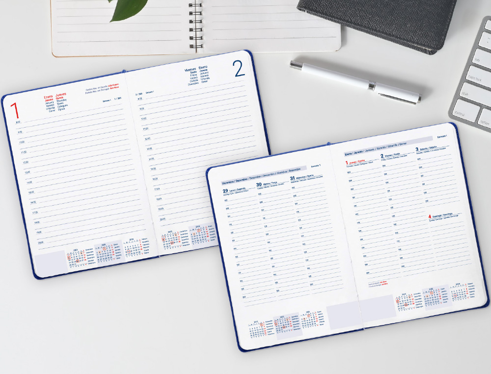 AGENDA ENCADERNADA LIDERPAPEL CRETA 17X24 2026 DIA PAGINA PRETO PAPEL 70 GR FSC
