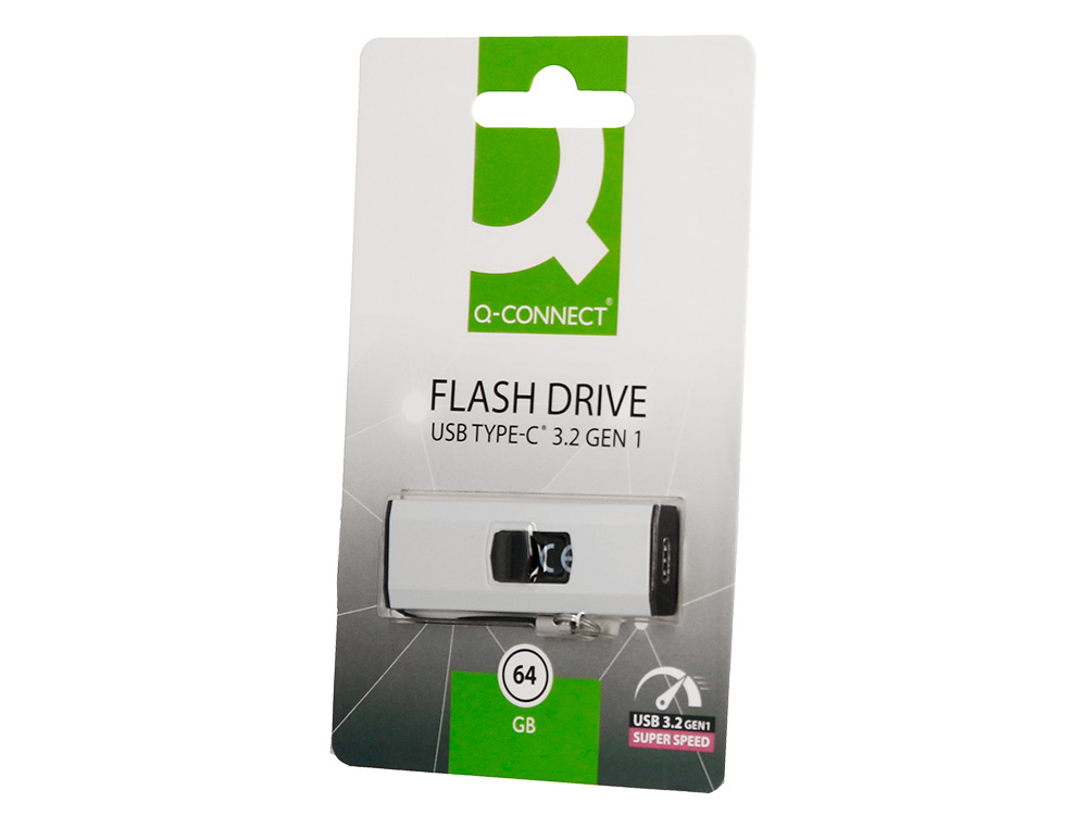 PEN DRIVE USB Q-CONNECT FLASH DRIVE 64 GB 3.2 TIPO C
