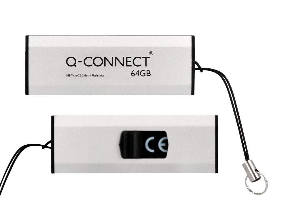 PEN DRIVE USB Q-CONNECT FLASH DRIVE 64 GB 3.2 TIPO C