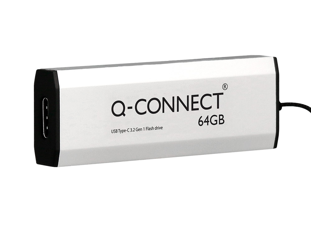 PEN DRIVE USB Q-CONNECT FLASH DRIVE 64 GB 3.2 TIPO C
