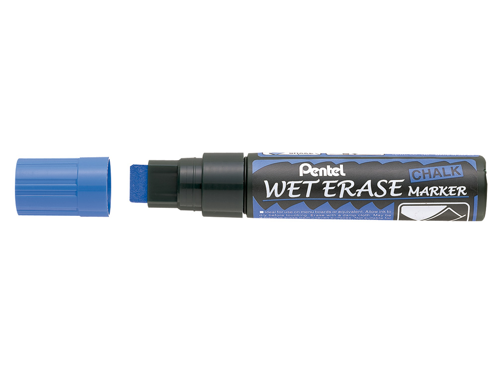 MARCADOR PENTEL GIZ SMW56 WET ERASE AZUL