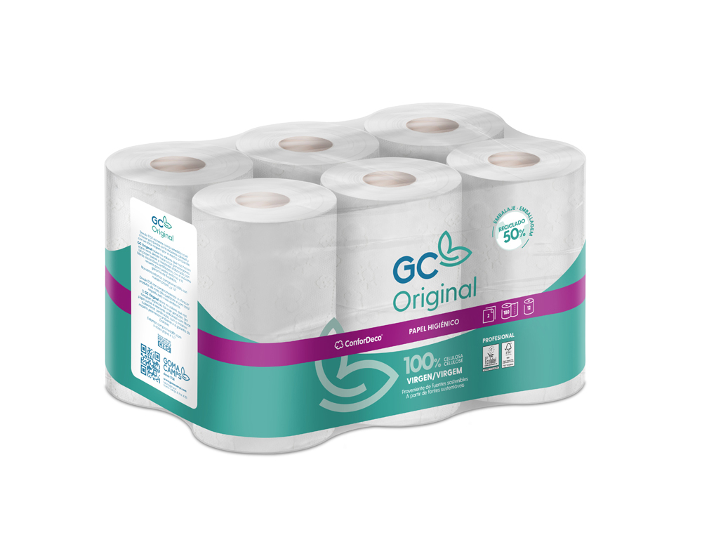 PAPEL HIGIENICO OLIMPIC 2 FOLHAS PACK DE 12 ROLOS
