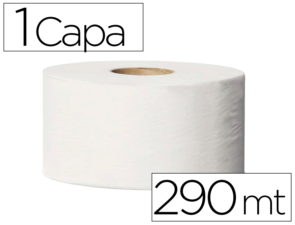 PAPEL HIGIENICO TORK MINIJUMBO 1 FOLHA 250 MT PARA DISPENSADOR T2
